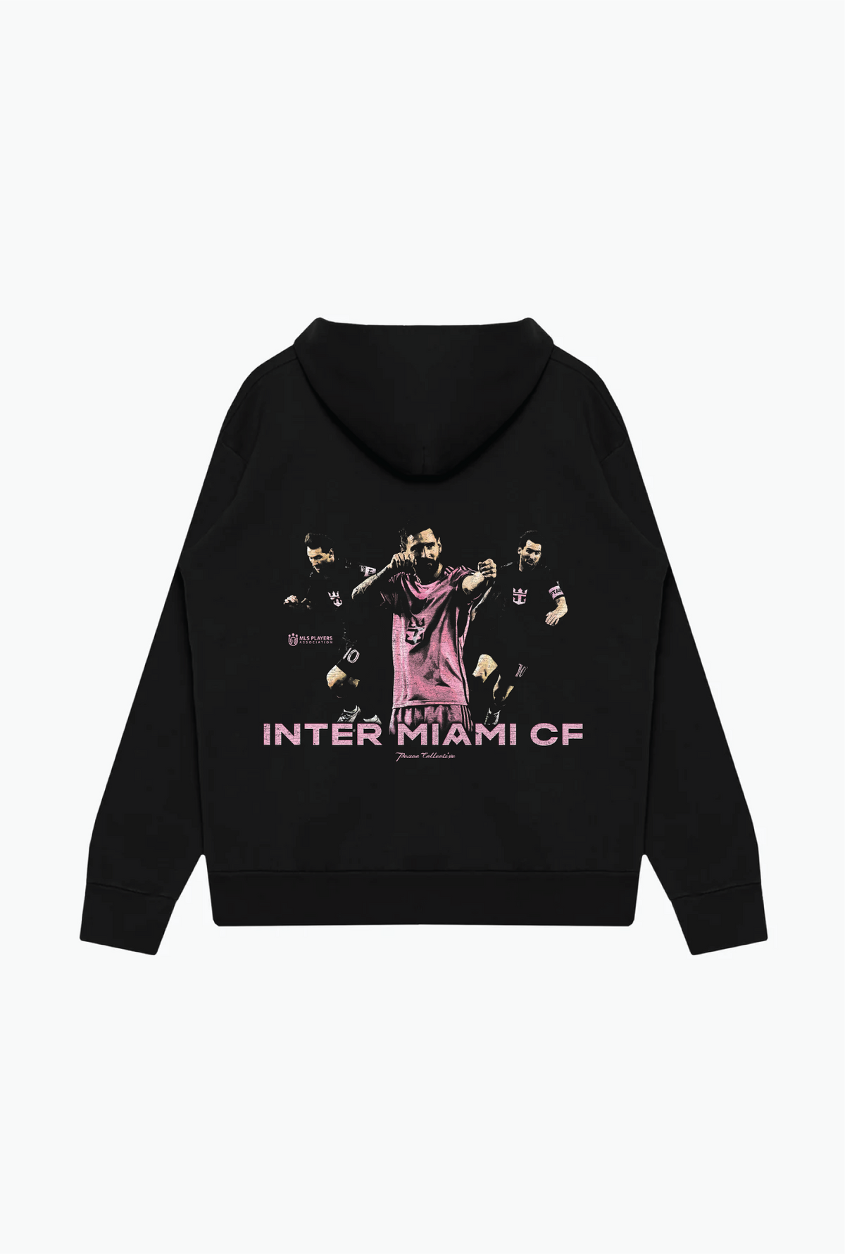 Lionel Messi Vintage Heavyweight Hoodie - Black