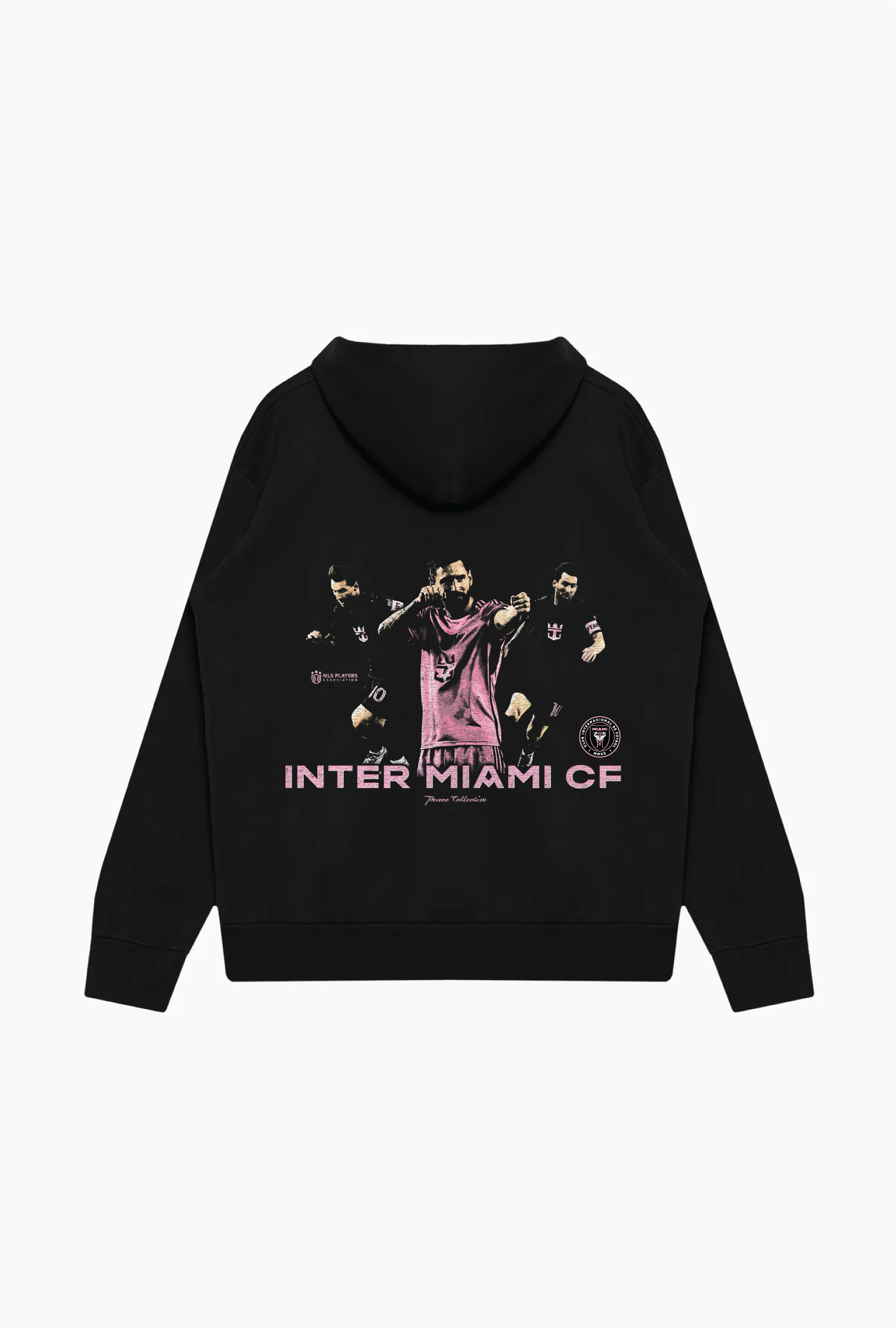 Inter Miami CF Vintage Heavyweight Pigment Dye Hoodie - Black
