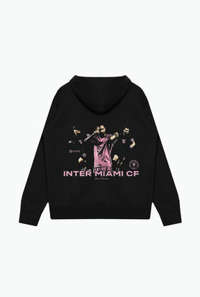 Inter Miami CF Vintage Heavyweight Pigment Dye Hoodie - Black