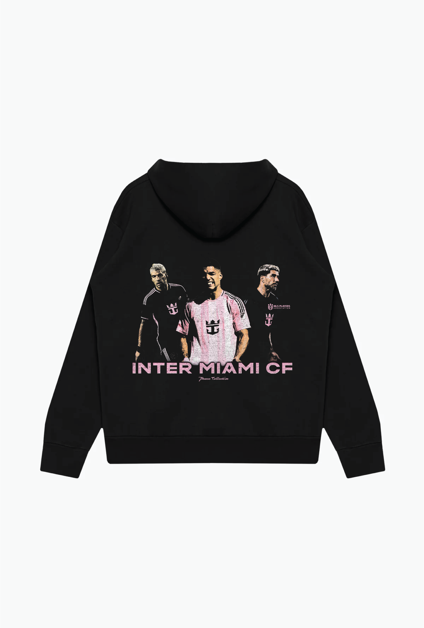 Luis Suárez Vintage Heavyweight Hoodie - Black