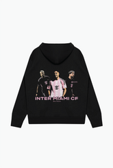 Luis Suárez Vintage Heavyweight Hoodie - Black