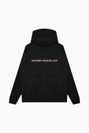 Inter Miami CF Vintage Heavyweight Pigment Dye Hoodie - Black