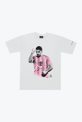Luis Suárez Heavyweight T-Shirt - White