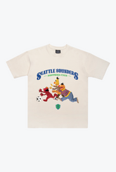 Seattle Sounders x Sesame Street Chase Heavyweight T-Shirt - Ivory