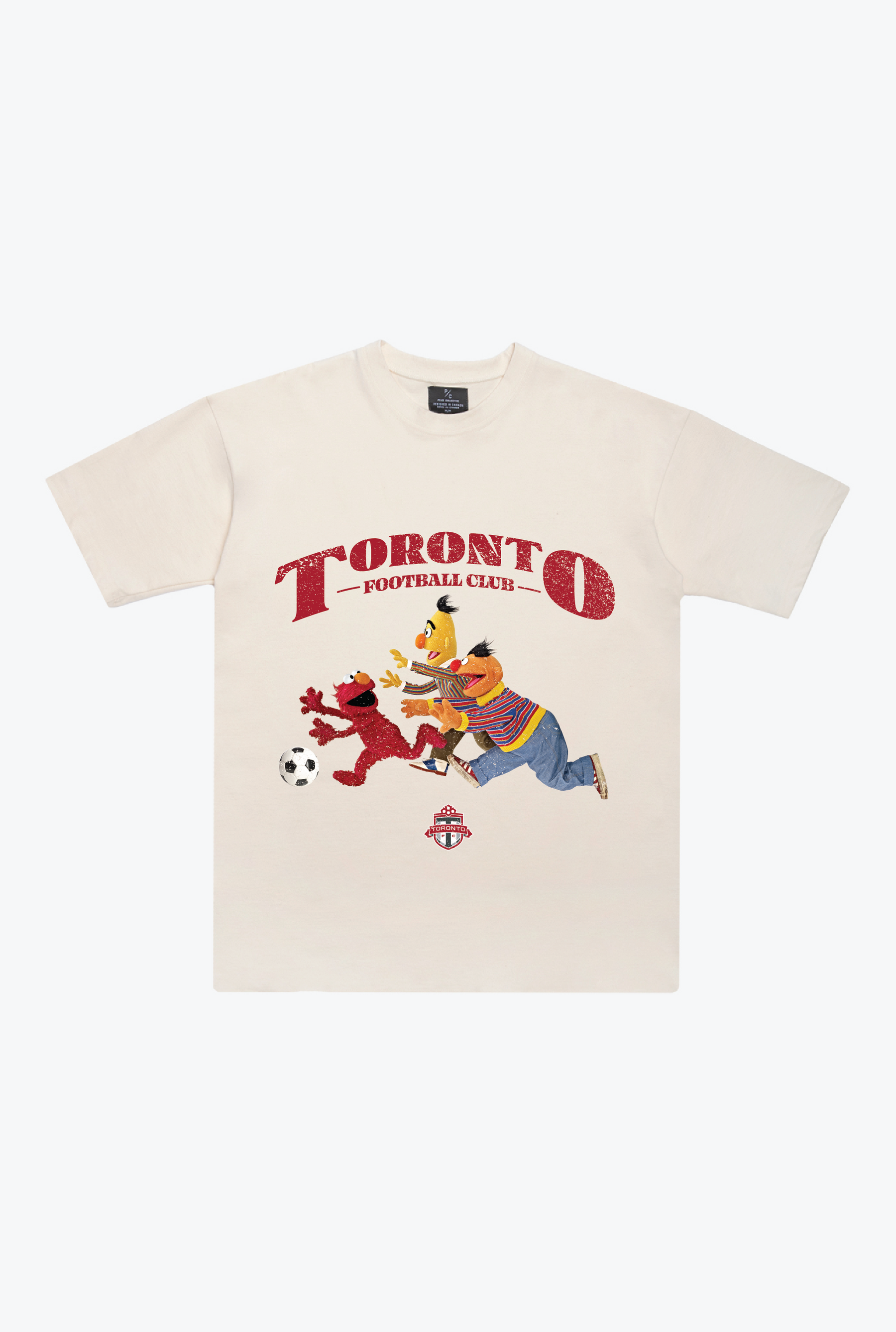 Toronto FC x Sesame Street Chase Heavyweight T-Shirt - Ivory