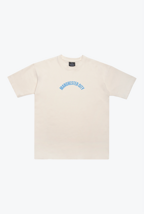 Manchester City FC Heavyweight T-Shirt - Ivory