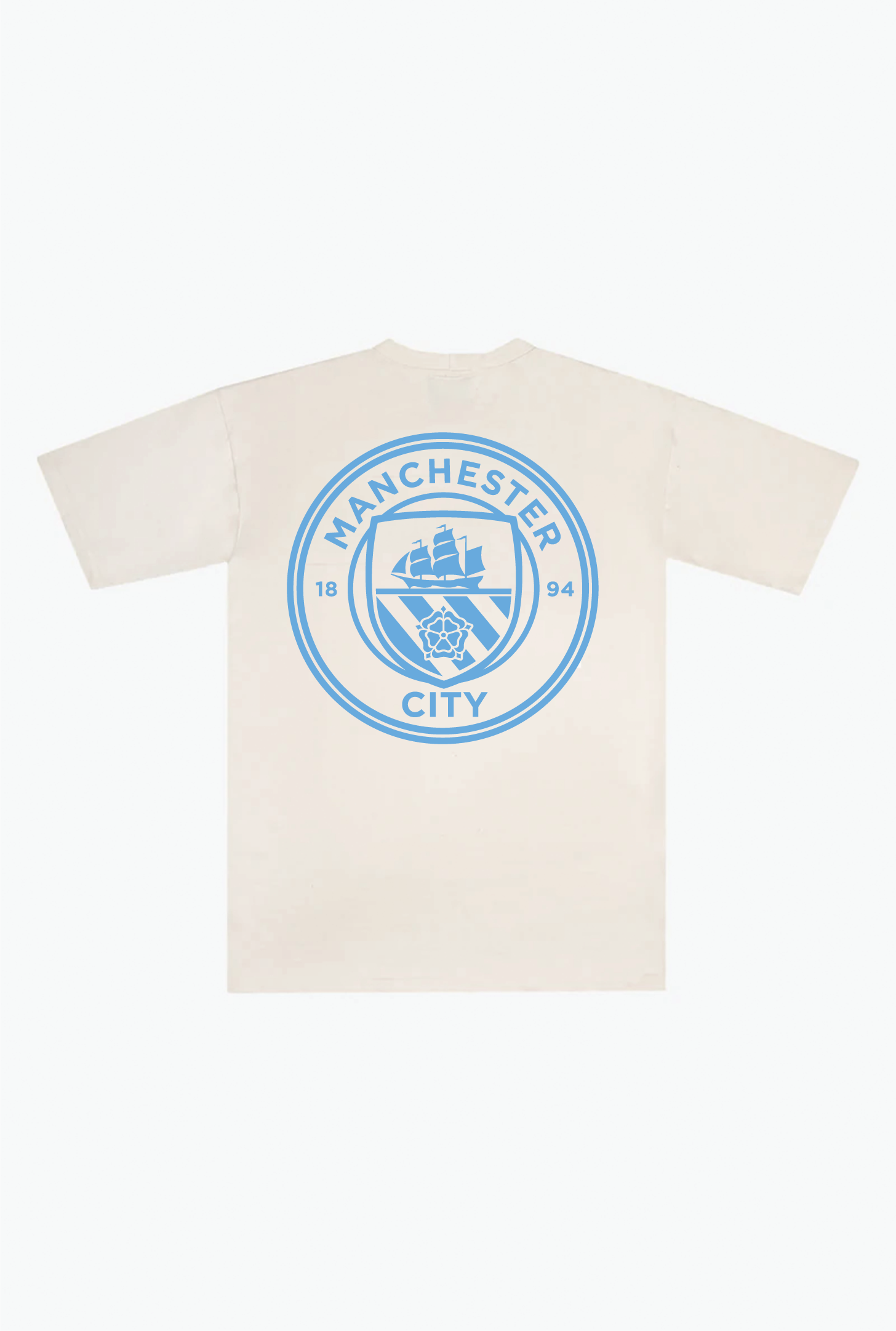 Manchester City FC Heavyweight T-Shirt - Ivory