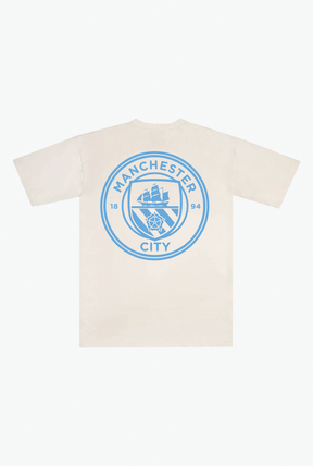 Manchester City FC Heavyweight T-Shirt - Ivory