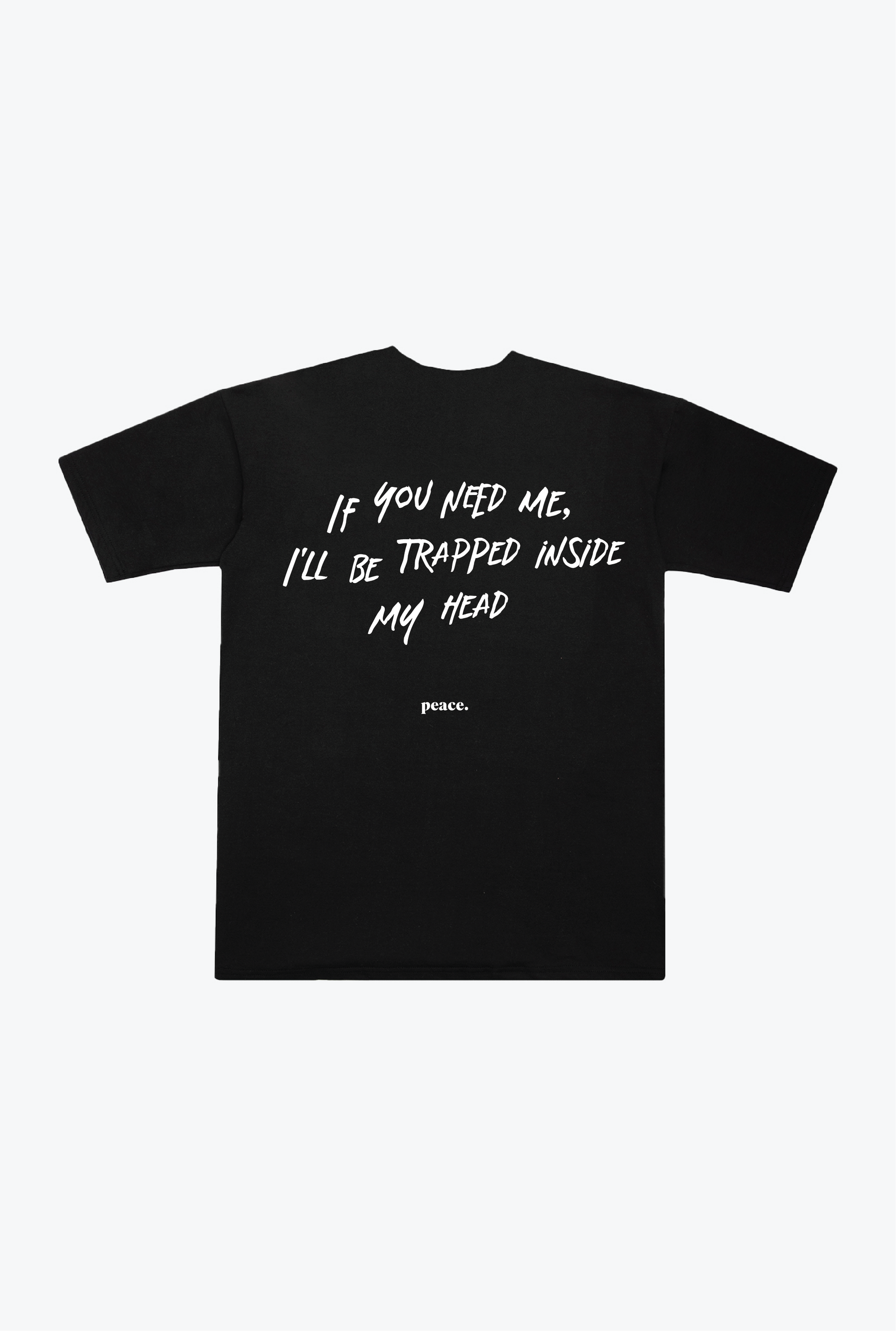 Trapped Inside My Head T-Shirt - Black