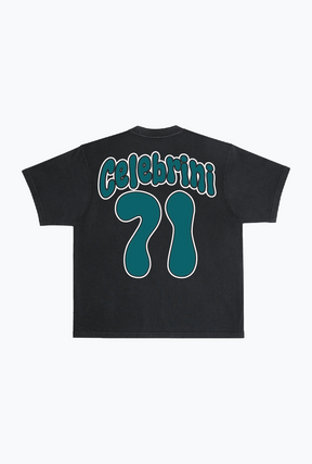 Macklin Celebrini Heavyweight Garment Dyed T-Shirt - Black