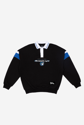 Minnesota Lynx Vintage Oversized Rugby - Black / Blue