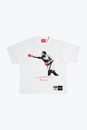 P/C x Muhammad Ali Heavyweight Garment Dyed T-Shirt - White