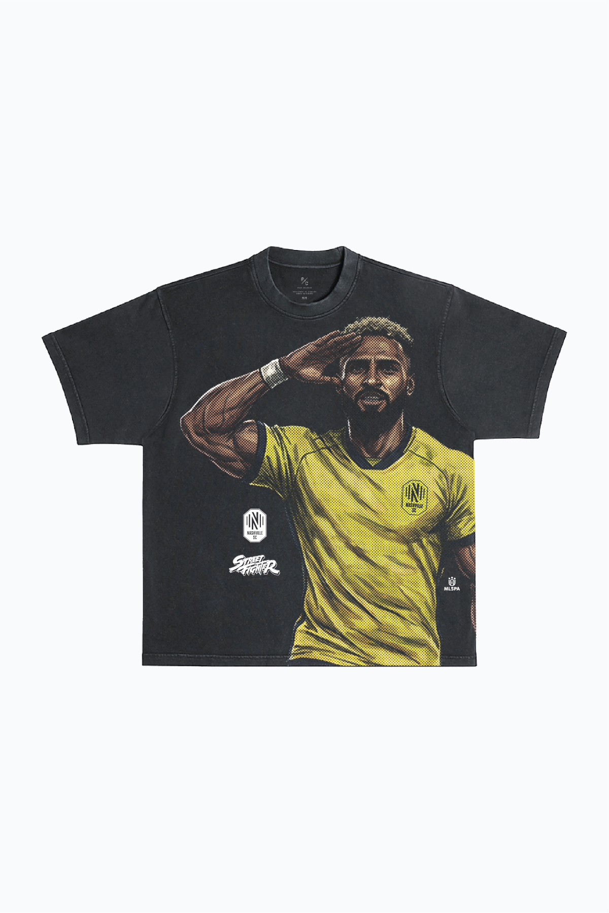Nashville SC x Street Fighter Hany Mukhtar Premium T-Shirt - Black