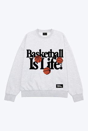 Basketball is Life SuperHeavy™️ Crewneck - Ash