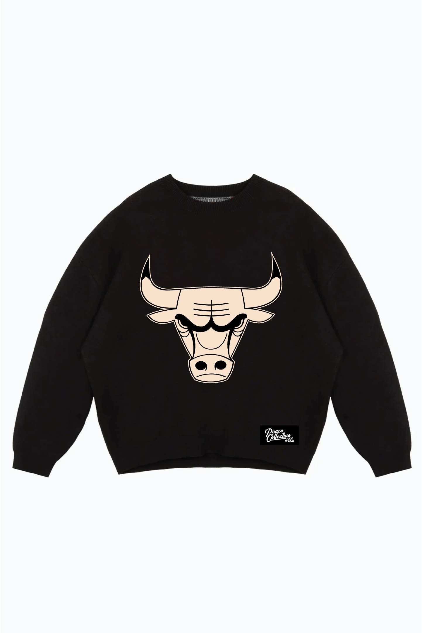 Chicago Bulls Knit Sweater - Black