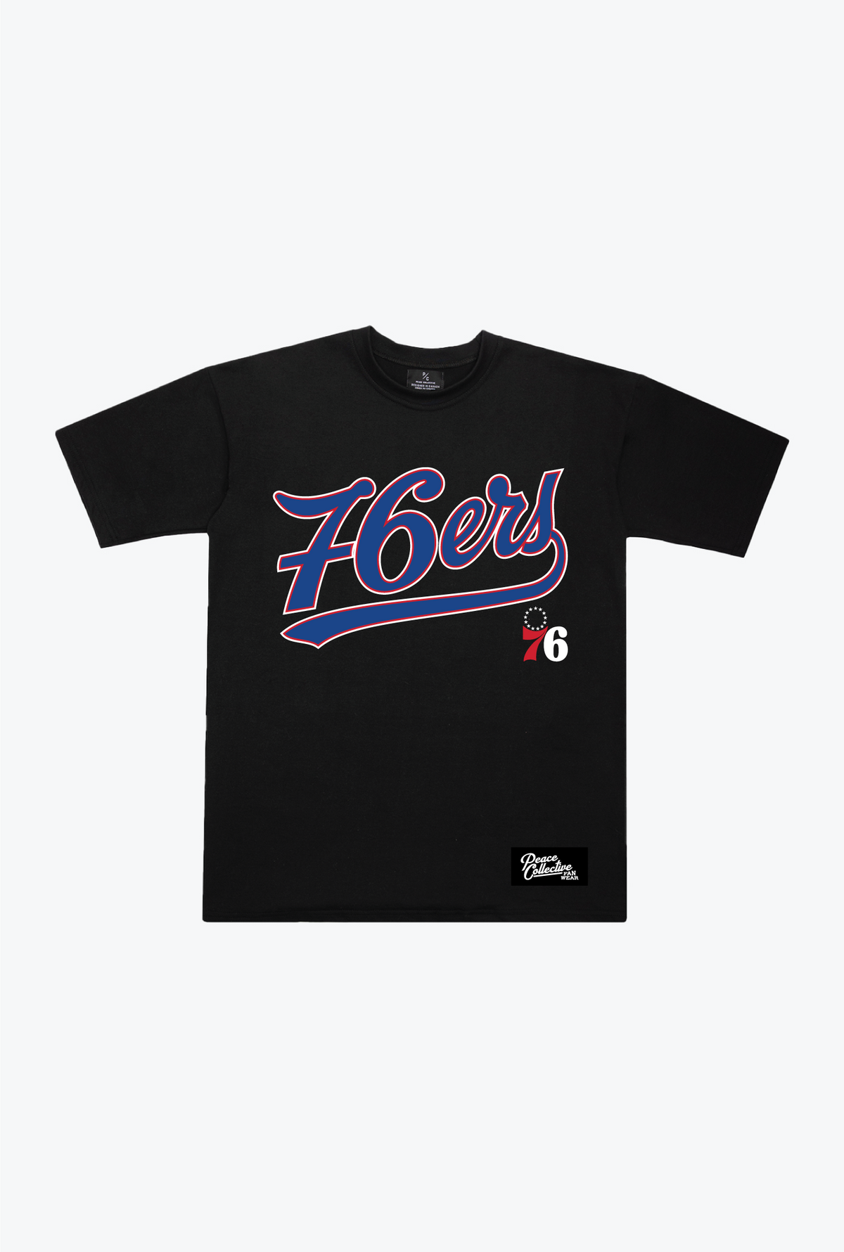 Philadelphia 76ers Spirit Heavyweight T-Shirt - Black
