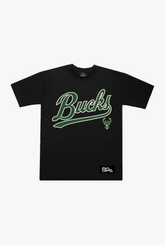 Milwaukee Bucks Spirit Heavyweight T-Shirt - Black