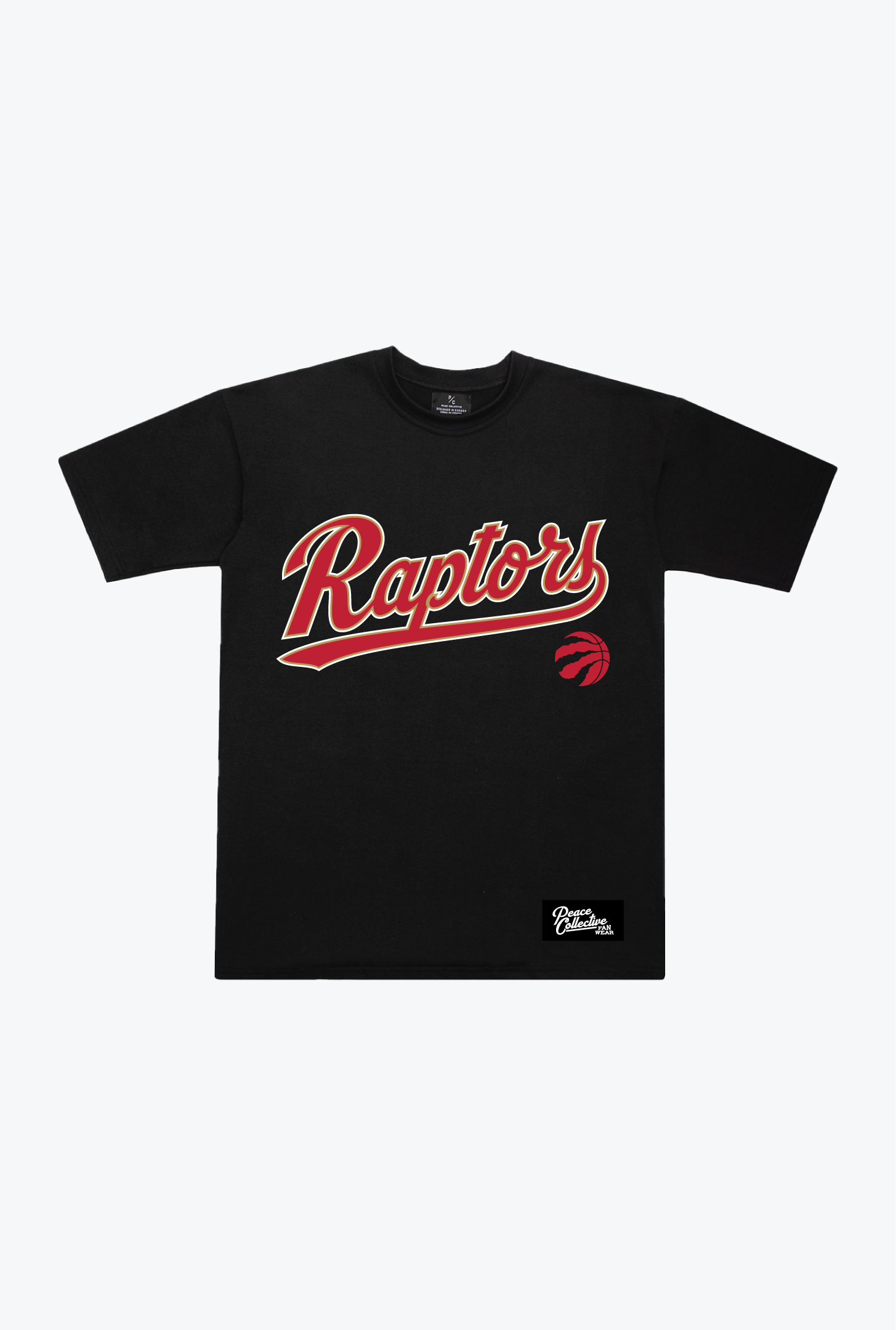 Toronto Raptors Spirit Heavyweight T-Shirt - Black