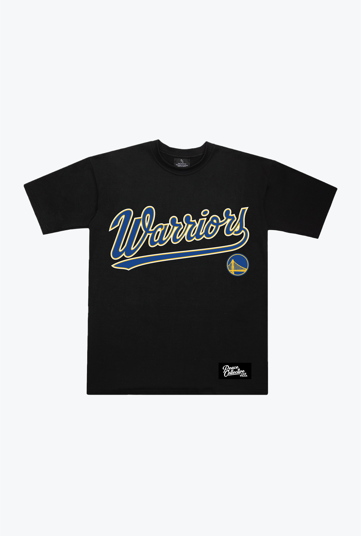 Golden State Warriors Spirit Heavyweight T-Shirt - Black