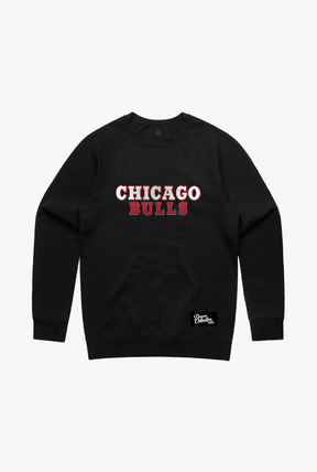 Chicago Bulls Spirit Crewneck - Black