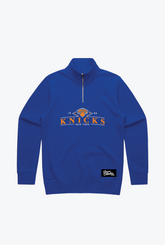 New York Knicks Vintage Quarter Zip - Royal