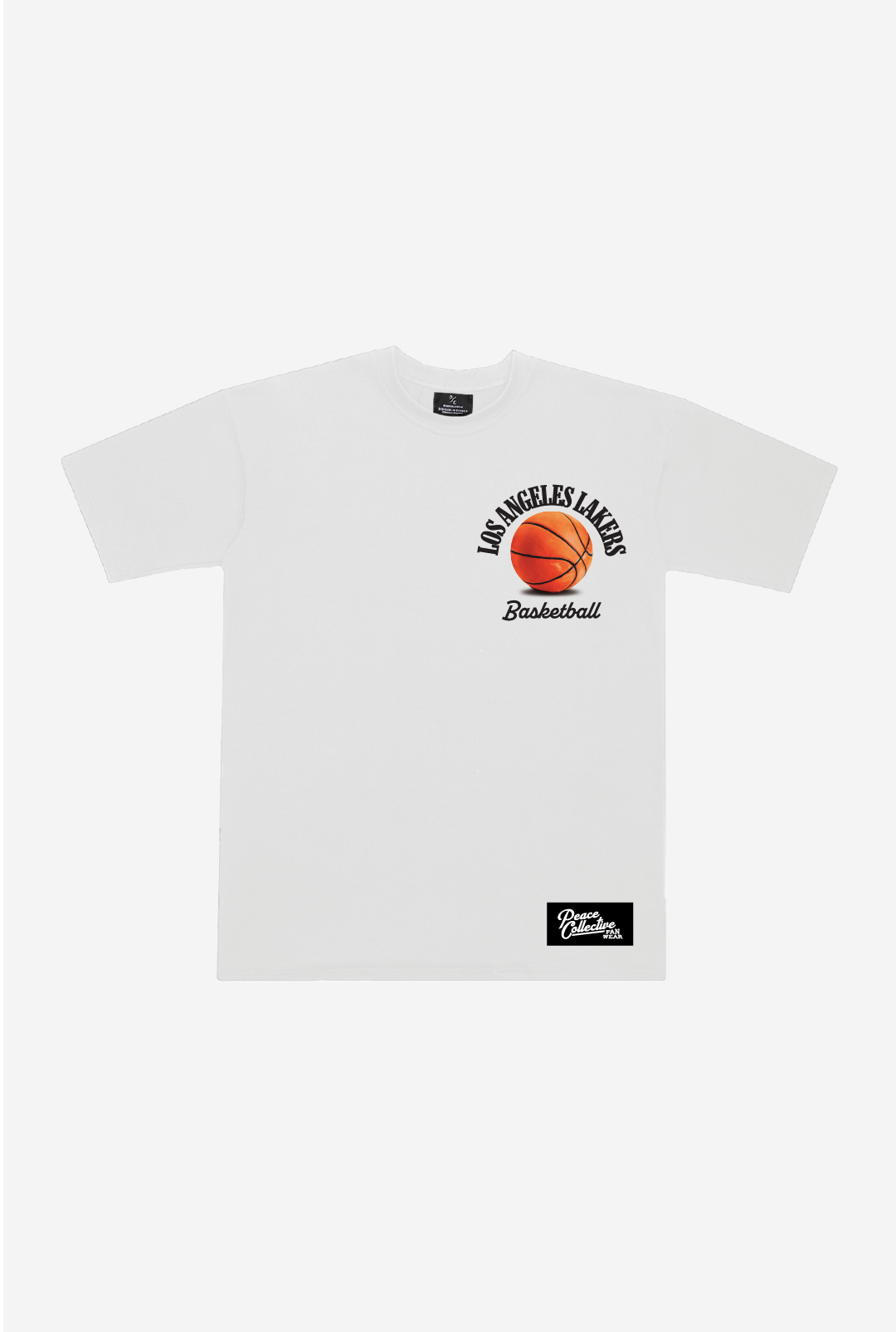 Los Angeles Lakers Fanleisure Heavyweight T-Shirt - White