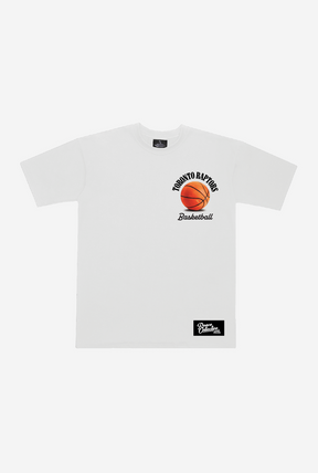 Toronto Raptors Fanleisure Heavyweight T-Shirt - White