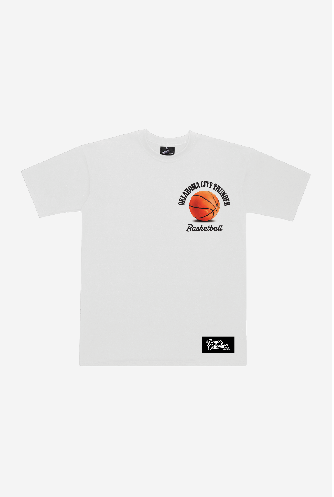 Oklahoma City Thunder Fanleisure Heavyweight T-Shirt - White
