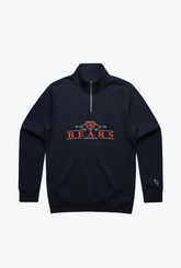 Chicago Bears Quarter Zip - Navy