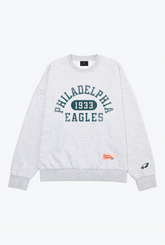 Philadelphia Eagles Athletic Club Heavyweight Crewneck - Ash