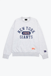 New York Giants Athletic Club Heavyweight Crewneck - Ash
