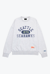 Seattle Seahawks Athletic Club Heavyweight Crewneck - Ash