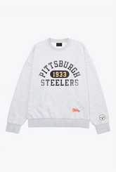 Pull ras du cou épais Athletic Club des Pittsburgh Steelers - Cendre