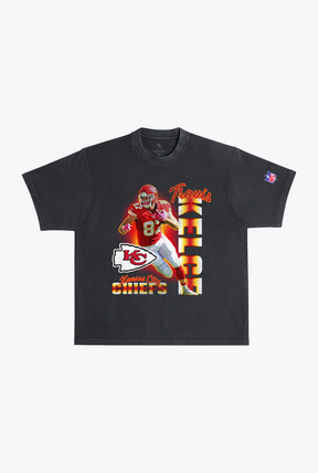 Travis Kelce Garment Dyed Heavyweight T-Shirt - Black