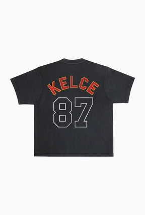 Travis Kelce Garment Dyed Heavyweight T-Shirt - Black