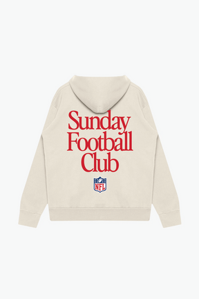 Sunday Football Club Canada Heavyweight Hoodie - Ivory