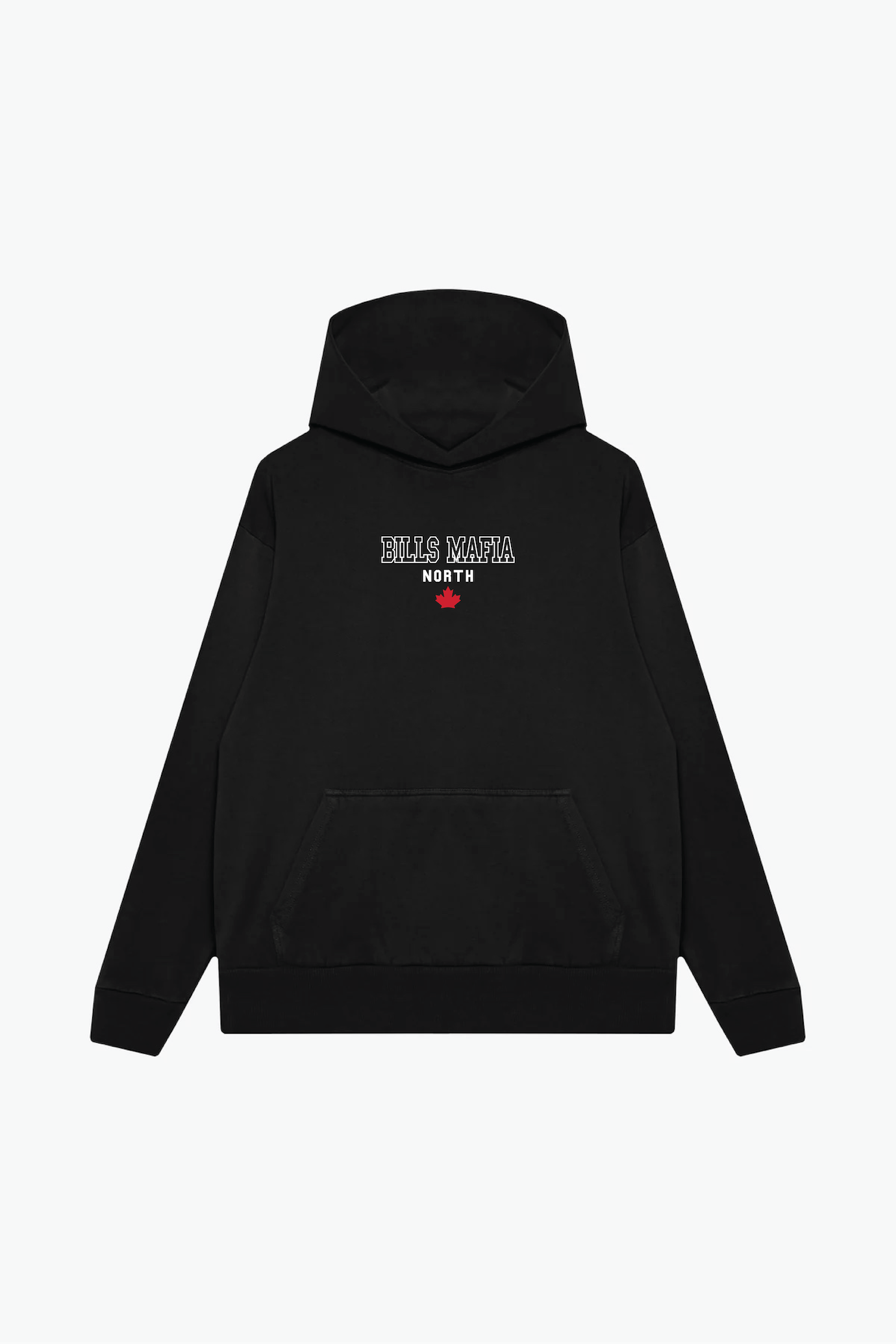 Buffalo Bills Mafia North Heavyweight Hoodie - Black