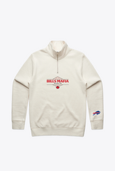 Buffalo Bills Mafia North Quarter Zip - Ivory