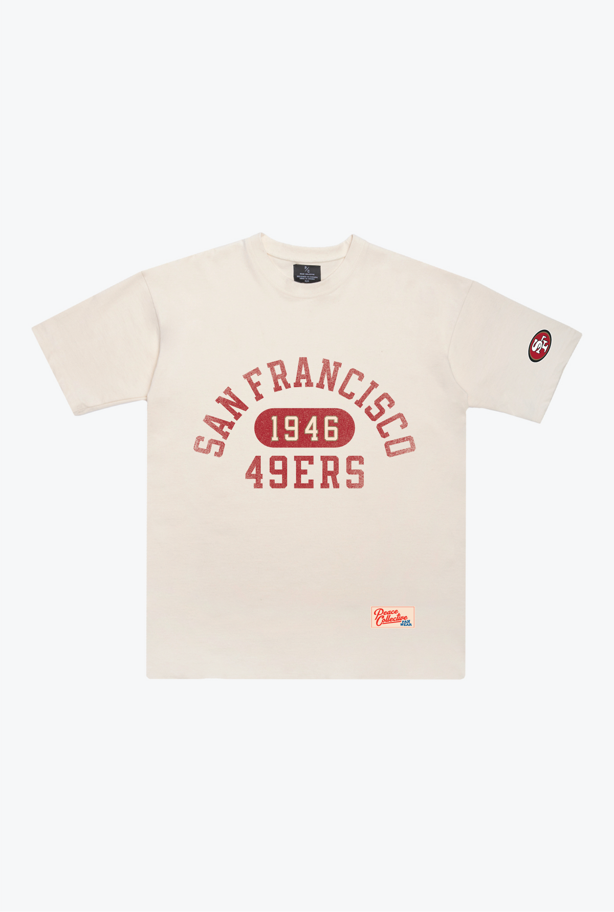 San Francisco 49ers Athletic Club Heavyweight T-Shirt - Ivory