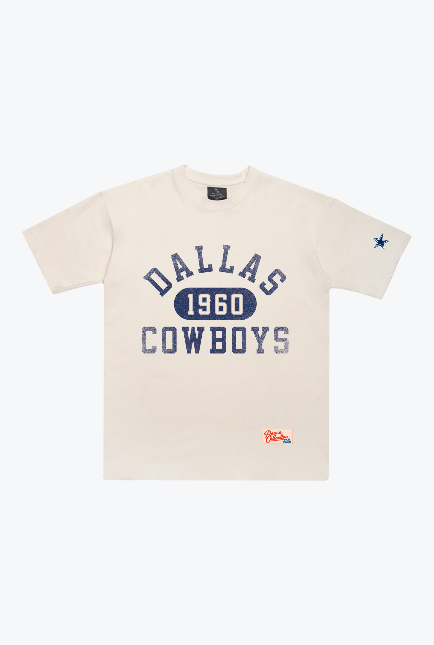 Dallas Cowboys Athletic Club Heavyweight T-Shirt - Ivory
