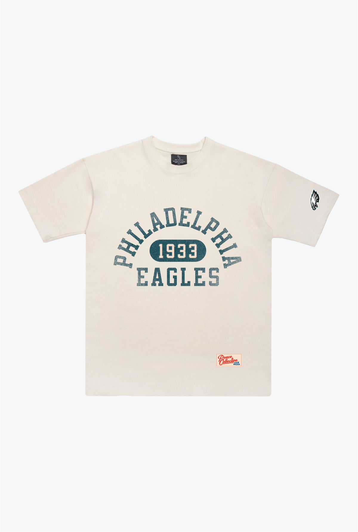 Philadelphia Eagles Athletic Club Heavyweight T-Shirt - Ivory