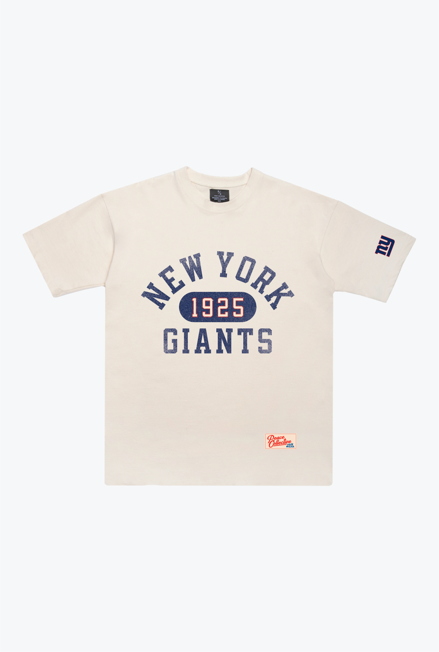 T-shirt épais Athletic Club des New York Giants - Ivoire