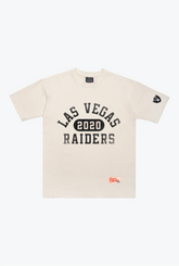 Las Vegas Raiders Athletic Club Heavyweight T-Shirt - Ivory