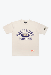 Baltimore Ravens Athletic Club Heavyweight T-Shirt - Ivory