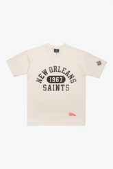 New Orleans Saints Athletic Club Heavyweight T-Shirt - Ivory