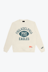 Philadelphia Eagles Warm Up Heavyweight Crewneck - Ivory