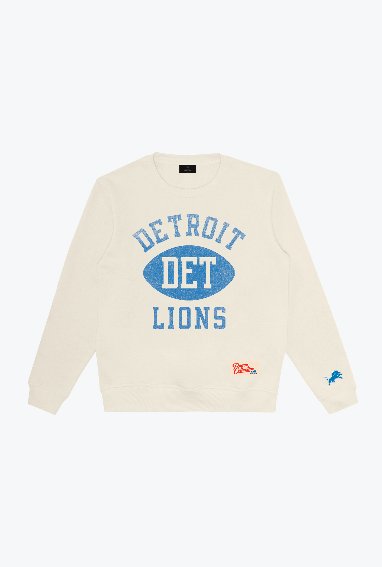 Detroit Lions Warm Up Heavyweight Crewneck - Ivory