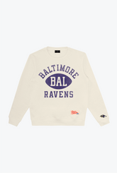 Baltimore Ravens Warm Up Heavyweight Crewneck - Ivory