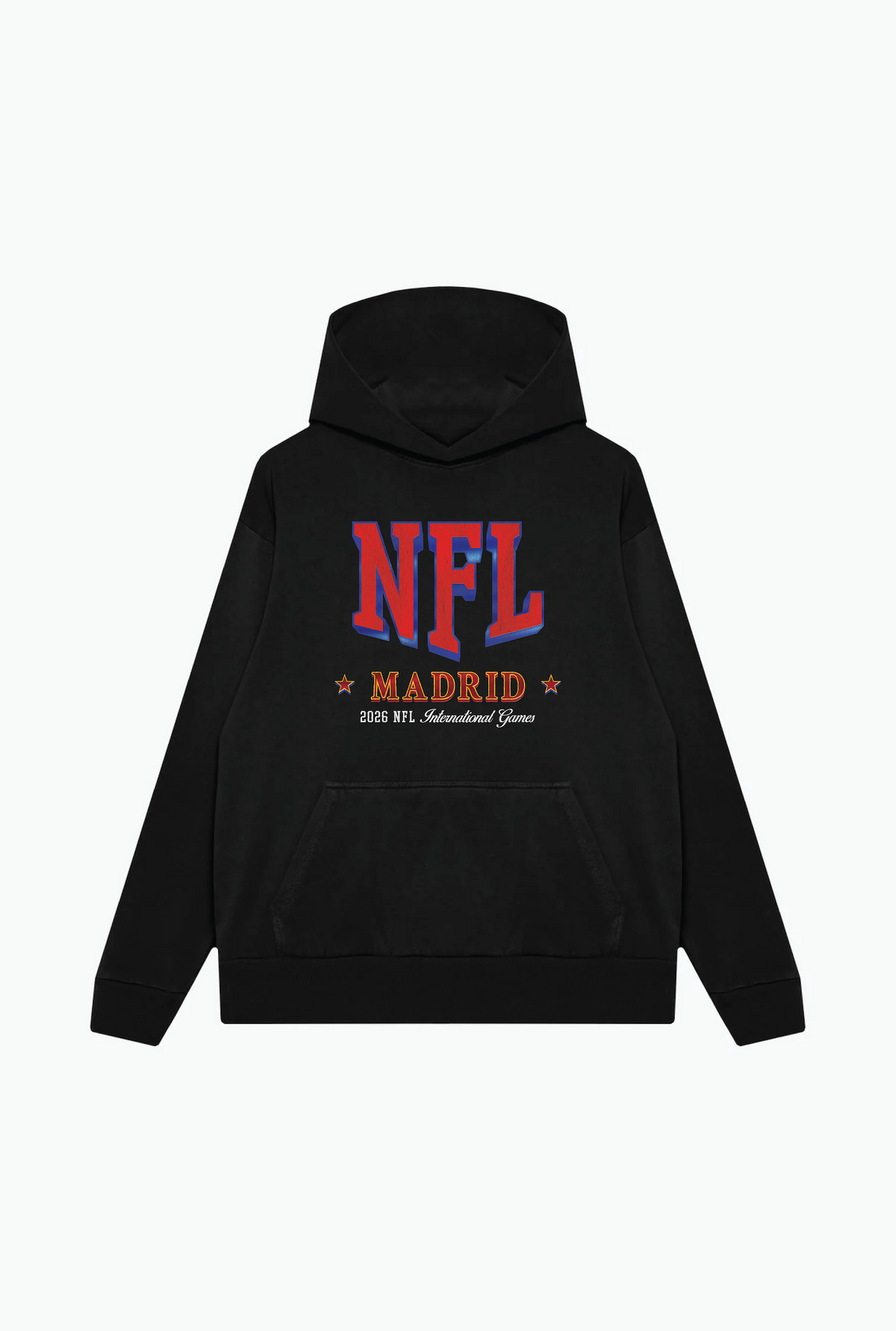 NFL Madrid Heavyweight Hoodie - Black