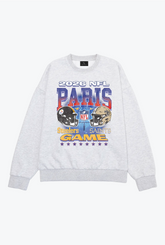 Pittsburgh Steelers vs. New Orleans Saints Paris Crewneck - Ash